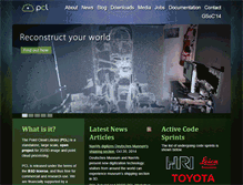 Tablet Screenshot of dev.pointclouds.org